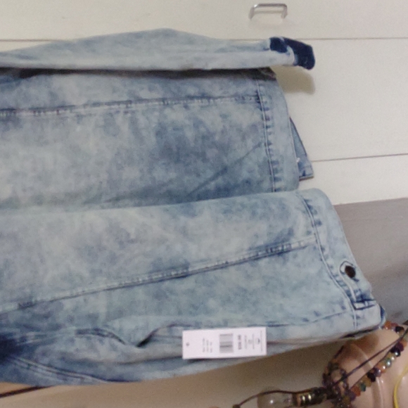 NWT Mens graphic denim jacket sz xxl - Picture 8 of 8